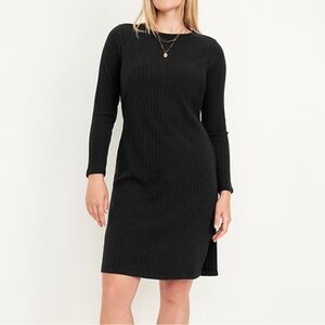Old Navy Black Long Sleeve Dress
